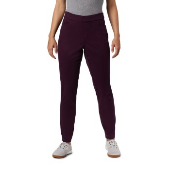 Columbia Pinnacle Peak Colored Twill, Leggings Negros Rosas Para Mujer | 904275-JWC